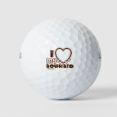 i luv brown bf golfballen (Voorkant)