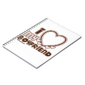 i luv brown bf notitieboek (Linkerzijde)