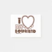 i luv brown bf post-it® notes (Voorkant)