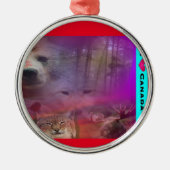 I Luv Canada Metalen Ornament (Voorkant)