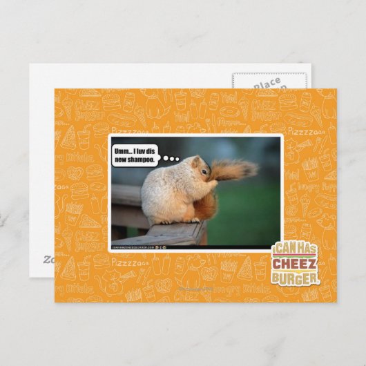 I luv dis new shampoo briefkaart (Voorkant / Achterkant)