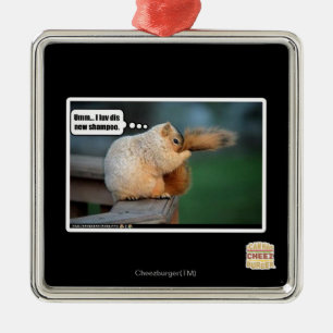 I luv dis new shampoo metalen ornament