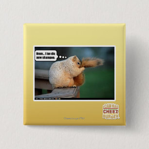 I luv dis new shampoo vierkante button 5,1 cm