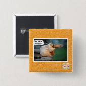 I luv dis new shampoo vierkante button 5,1 cm (Voorkant /achterkant)
