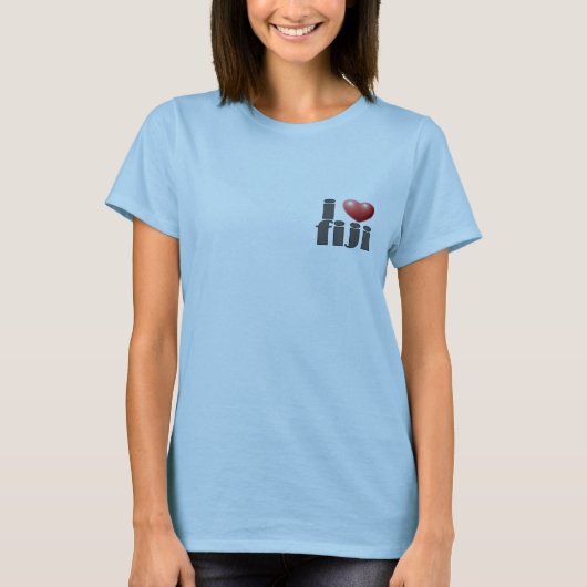 I Luv Fiji T-shirt (Voorkant)