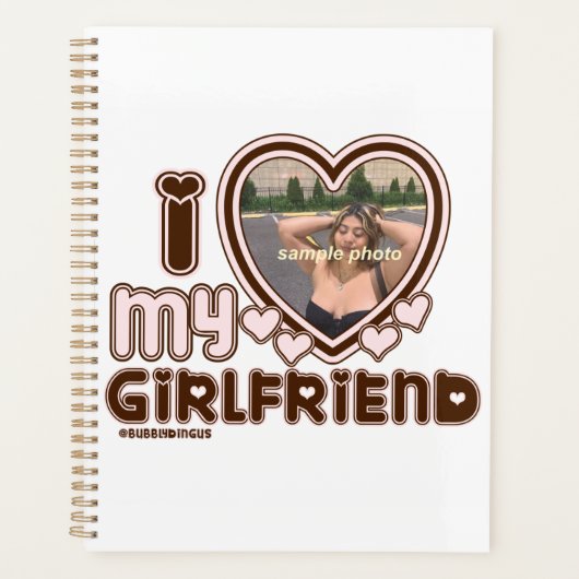 i luv gf teddy Bear Planner (Voorkant)