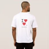 I Luv Heart Smaller Logo Performance Shirt (Achterkant volledig)