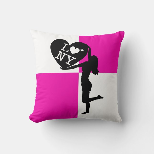 I Luv NY Design Sierkussen (Voorkant)