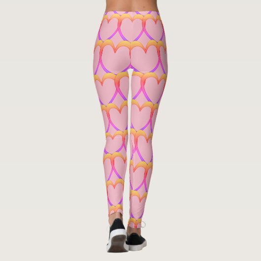 I luv Pink/Compression Fit Leggings (Achterkant)