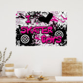 I Luv Skater Boys Poster (Keuken)