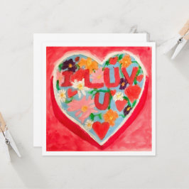 I Luv U Kaart