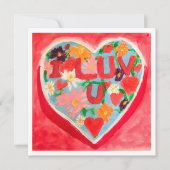 I Luv U Kaart (Voorkant)