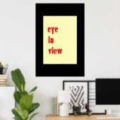 I LUV U-Kaart Poster (Thuiskantoor)