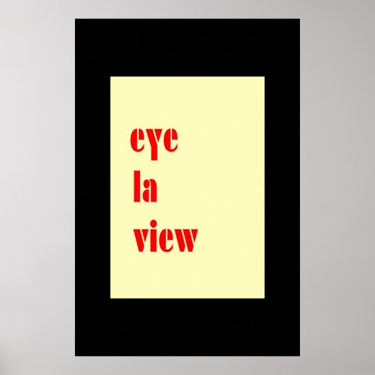 I LUV U-Kaart Poster (Voorkant)