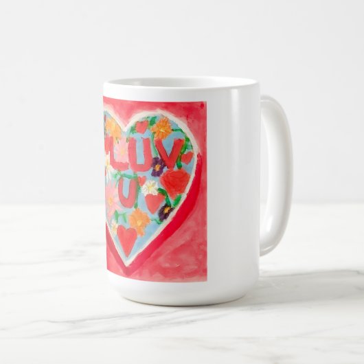 I Luv U Koffiemok (Voorkant rechts)