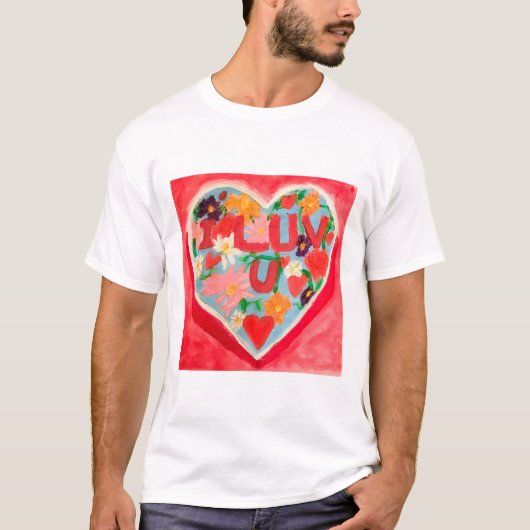 I Luv U T-shirt (Voorkant)