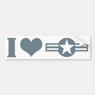 I Luv USA Bumpersticker