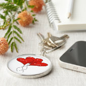 "I LUV you" BALLOONS Sleutelhanger (Zijkant)