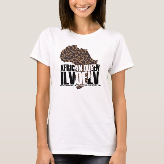 I LVOE LV African Queen T-Shirt (Voorkant)