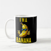I’m A Banana Funny Cartoon Humor Design Koffiemok (Links)