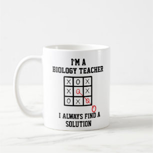 I m a biology Teacher I Altijd find a solution Mok
