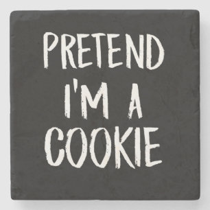 I m A Cookie voordoen Funny Halloween Party Gift Stenen Onderzetter