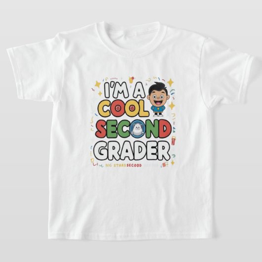 I’m a Cool Second Grader Back to School T-Shirt  (Laagn)
