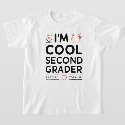 I’m a Cool Second Grader Back to School T-Shirt fo (Laagn)