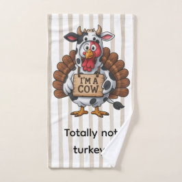 I’m a Cow Turkey | Funny Thanksgiving Disguise Handdoek