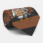 I’m a Cow Turkey | Funny Thanksgiving Disguise Stropdas (Opgerold)