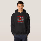 I m A Dad Dizzy And A Veteran Nothing Scares Me Fl Hoodie (Voorkant volledig)