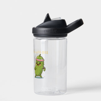 I’m a Fit-Dill! Funny Fitness Pickle Pun Design | Waterfles