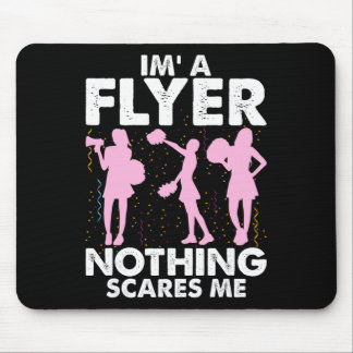 I’m A Flyer Nothing Scares Me Cheer Cheerleading C Muismat