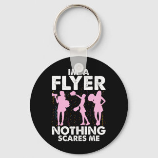 I’m A Flyer Nothing Scares Me Cheer Cheerleading C Sleutelhanger