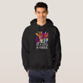I m A Little Bi Furious Bisexual Rainbow Bisexuali Hoodie (Voorkant volledig)