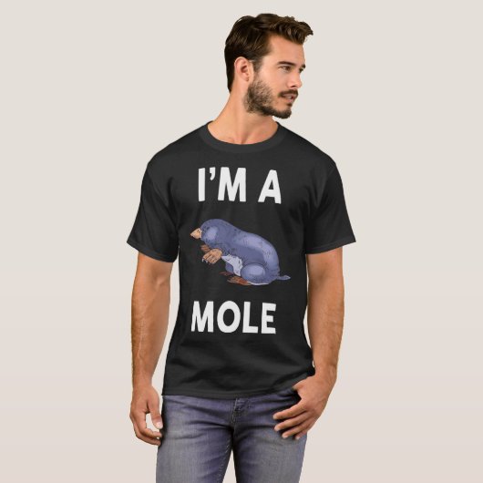 I m A MOLE   MOLE T-shirt (Voorkant volledig)