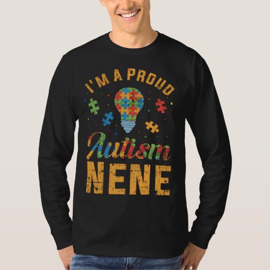 I m A Proud Autism Nene  Autism Awareness T-shirt (Voorkant)