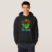 I M A Proud Autism Zoo Keeper Puzzle Heart Autisti Hoodie (Voorkant volledig)