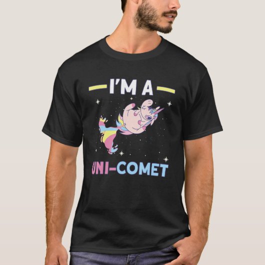 I M A Uni Comet Comet Unicorn T-shirt (Voorkant)