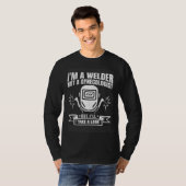 I´m A Welder Not A Gynecologist Metal Worker Weldi T-shirt (Voorkant volledig)
