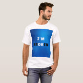 I’M BROKEN – Bold Emotional Quote Design voor T-sh T-shirt (Voorkant volledig)