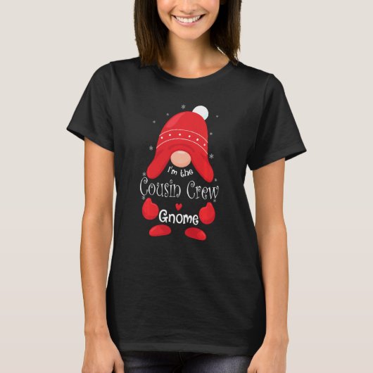 I M de neef Crew Gnome Familie Matching Group Ch T-shirt (Voorkant)