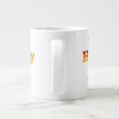 “I’m Happy & Gay” Mug – Bold Pride Coffee Cup  Grote Koffiekop (Achterkant)