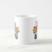 “I’m Happy & Gay” Mug – Funny, Proud & Fabulous Koffiemok (Center)