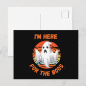 I' m here for the boos briefkaart (Voorkant / Achterkant)