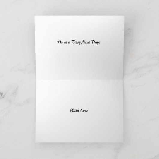 I ` m het Denken aan u Kaart (Binnen)