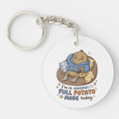 I’m in full potato mode today| Couch Potato Potato Sleutelhanger (Voorkant)