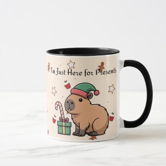 I’m Just Here for the Presents | Cute Capybara Chr Mok (Rechts)
