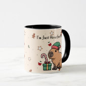 I’m Just Here for the Presents | Cute Capybara Chr Mok (Voorkant rechts)