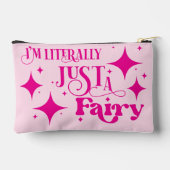 I’m Literally Just a Fairy Pink Typography Etui (Achterkant)